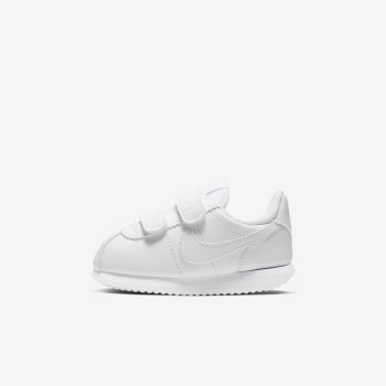 Nike Cortez Basic SL - Babe Utcai Cipő - Fehér/Fehér/Fehér